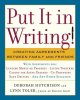 Put it in writing! : creating agreements between family and friends  Cover Image