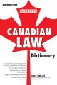 Canadian law dictionary  Cover Image